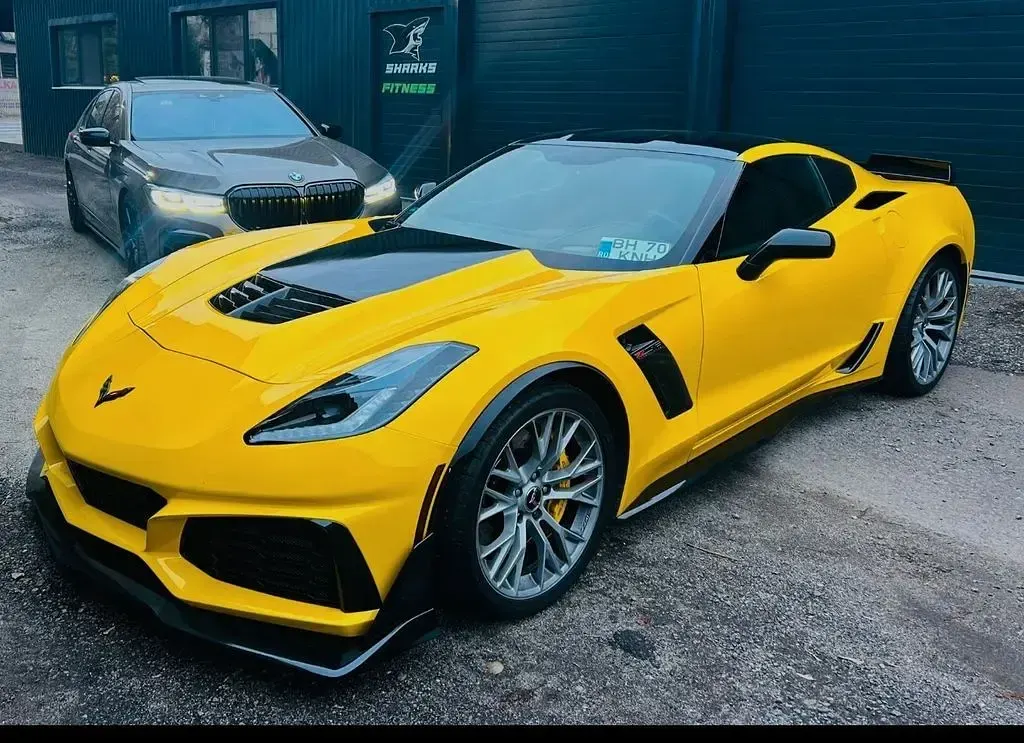 Second-hand Corvette Z06 659 CP (484 kW) 2016 Galben Cabrio