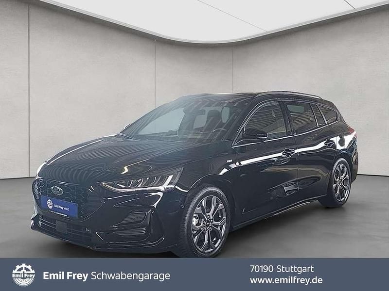 Agate black metallic Gebraucht 2024 Ford Focus ST-Line X Kombi | 24.500 € (Superpreis) - Bild 1/4