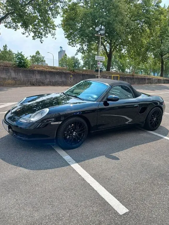 Gebraucht Porsche Boxster 220 PS (161 kW) 2002 Schwarz Cabrio