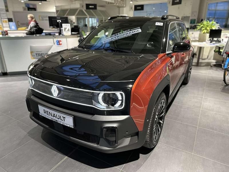 Neu Renault 4 E-Tech Iconic 110 kW (150 PS) 2025 Cnz + black pearlschwarz meta SUV