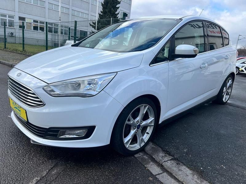 Gebraucht Ford C-MAX Titanium 120 PS (88 kW) 2015 Weiß Van / Kleinbus