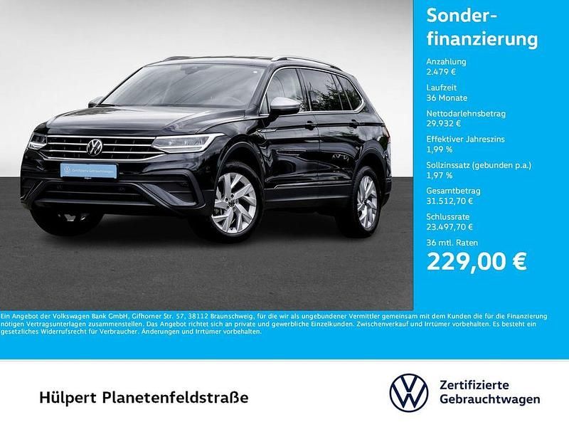 Schwarz Gebraucht 2024 VW Tiguan Allspace Life SUV | 32.411 € (Superpreis) - Bild 1/4