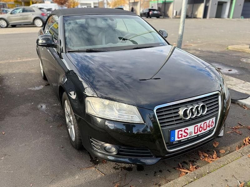 Schwarz Gebraucht 2008 Audi A3 Cabriolet Attraction Cabrio | 3.950 € (Superpreis) - Bild 1/4