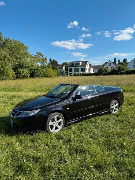 Schwarz Gebraucht 2009 Saab 9-3 Cabriolet Cabrio | 10.900 € (Etwas zu teuer) - Bild 1/4