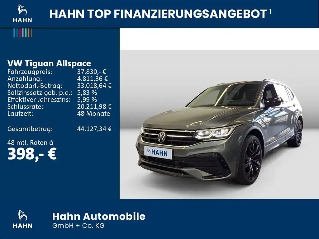 Gebraucht VW Tiguan Allspace R-line 190 PS (139 kW) 2023 Grau SUV