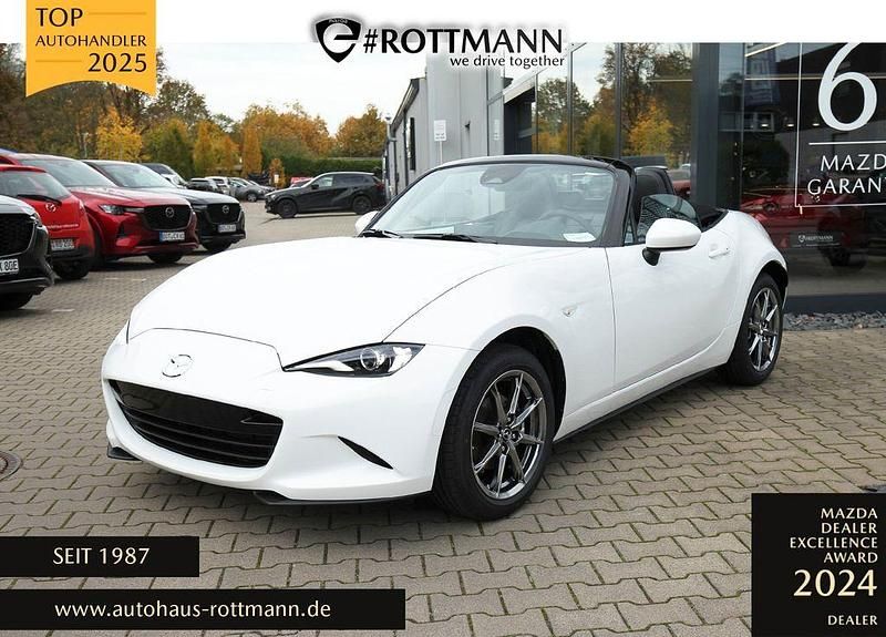 Weiß Neu 2025 Mazda MX5 Exclusive-Line Cabrio | 30.470 € (Guter Preis) - Bild 1/4