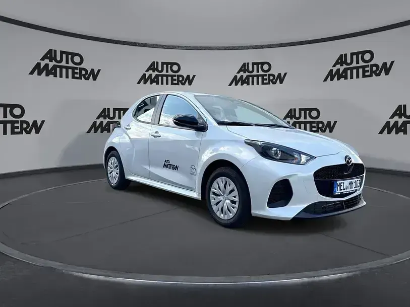 Neu Mazda 2 Prime-Line 116 PS (85 kW) 2025 Northern white pearl Limousine