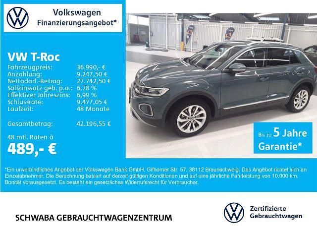 Petroleum blue metallic Gebraucht 2025 VW T-Roc Style SUV | 36.990 € (Guter Preis) - Bild 1/4