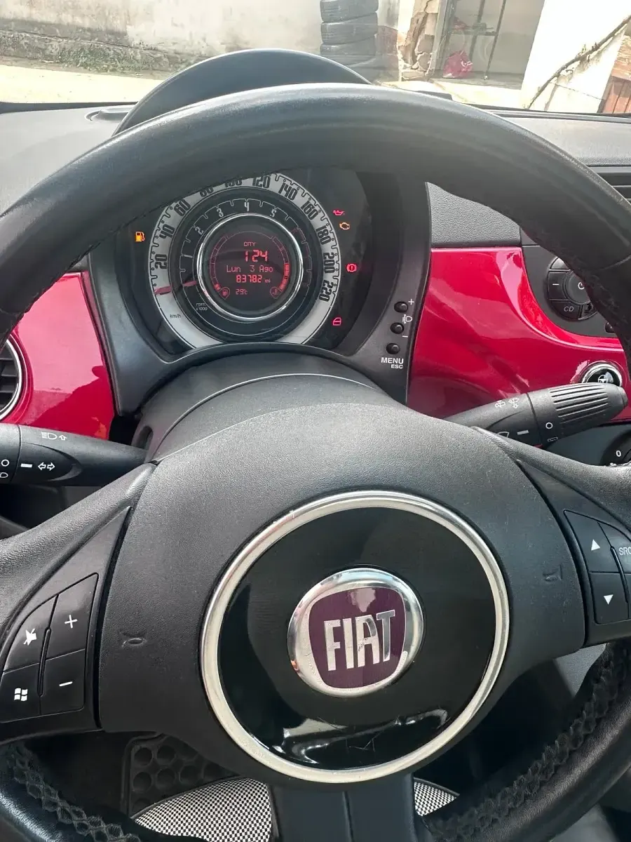 Gebraucht Fiat 500 69 PS (50 kW) 2009 Rot Cabrio