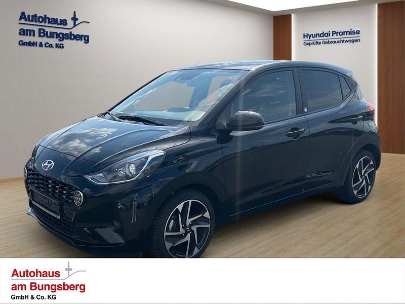 Schwarz Gebraucht 2022 Hyundai i10 Edition 30+ Kleinwagen | 15.490 € (Etwas zu teuer) - Bild 1/4