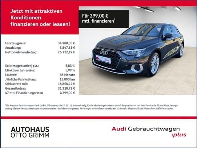 Gebraucht Audi A3 Sportback e-tron Advanced 204 PS (150 kW) 2024 Manhattangrau metallic Kleinwagen