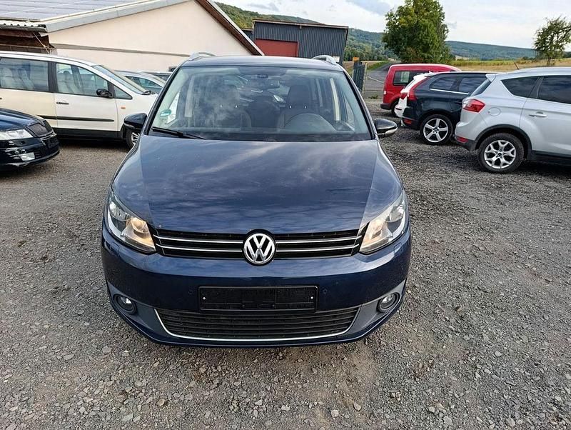 Blau Gebraucht 2012 VW Touran Style Van / Kleinbus | 8.400 € (Fairer Preis) - Bild 1/4