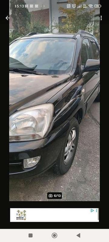 Schwarz Gebraucht 2005 Kia Sportage EX SUV | 3.400 € (Teuer) - Bild 1/4