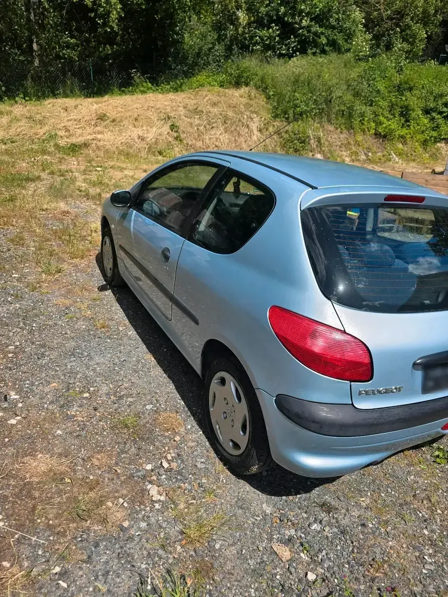 Gebraucht Peugeot 206 75 PS (55 kW) 2002 Silber Kleinwagen