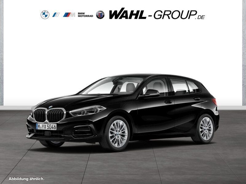 Schwarz Gebraucht 2021 BMW 118 Sport Line Kleinwagen | 21.890 € (Fairer Preis) - Bild 1/4