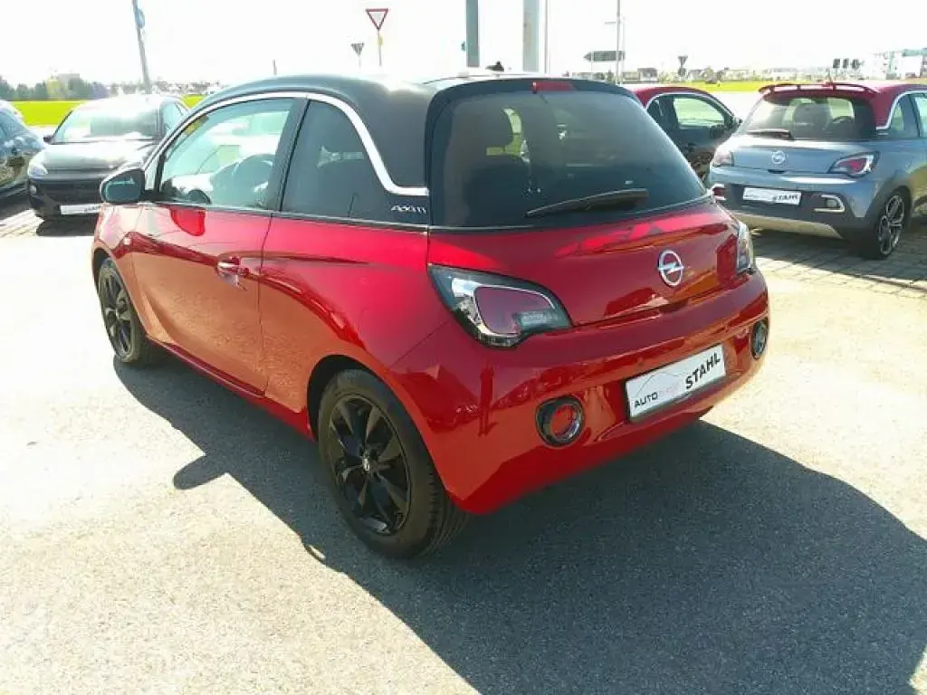 Gebraucht Opel Adam 69 PS (50 kW) 2018 Fire red /dach schwarz Kleinwagen