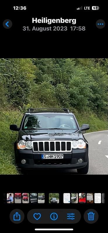 Schwarz Gebraucht 2008 Jeep Grand Cherokee SUV | 3.500 € (Fairer Preis) - Bild 1/3