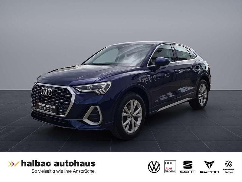 Navarrablau metallic Gebraucht 2021 Audi Q3 Sportback S-Line SUV | 30.820 € (Fairer Preis) - Bild 1/4