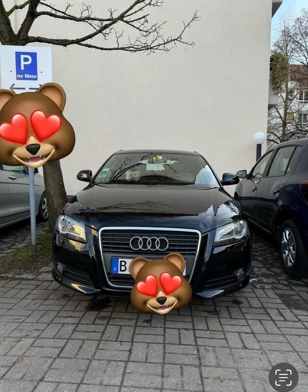 Schwarz Gebraucht 2009 Audi A3 Sportback S-Line Kombi | 5.400 € (Guter Preis) - Bild 1/4