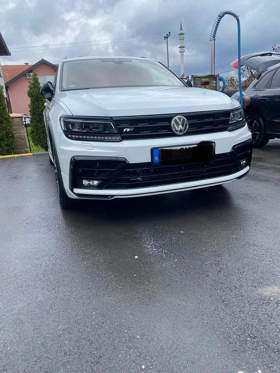 Gebraucht VW Tiguan Allspace R-line 239 PS (175 kW) 2018 Weiß SUV