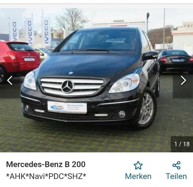 Schwarz Gebraucht 2007 Mercedes B200 Van / Kleinbus | 4.000 € (Superpreis) - Bild 1/1