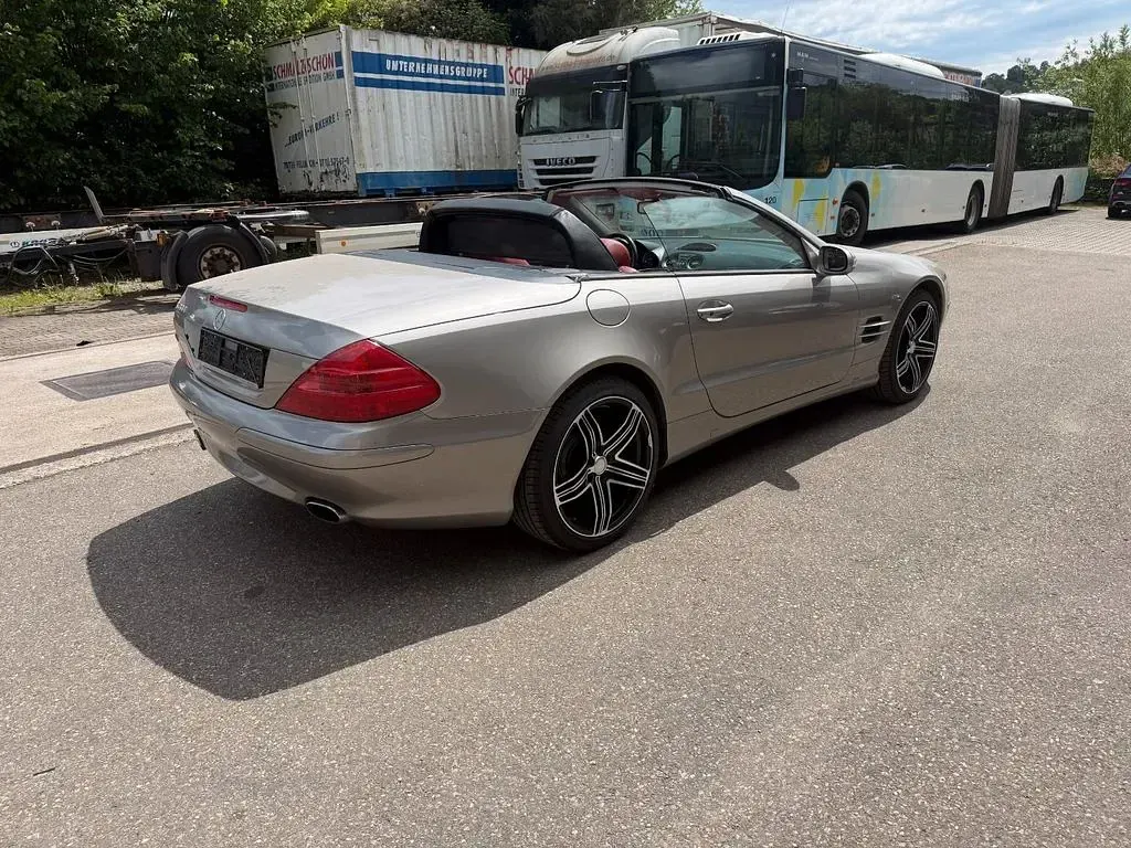 Gebraucht Mercedes SL500 306 PS (225 kW) 2002 Silber Cabrio