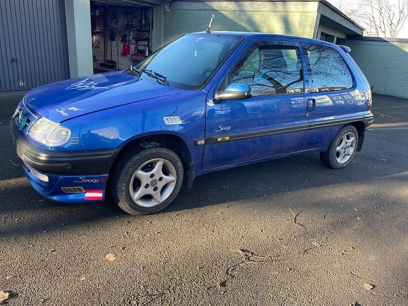 Gebraucht Citroën Saxo 75 PS (55 kW) 1998 Blau Kleinwagen