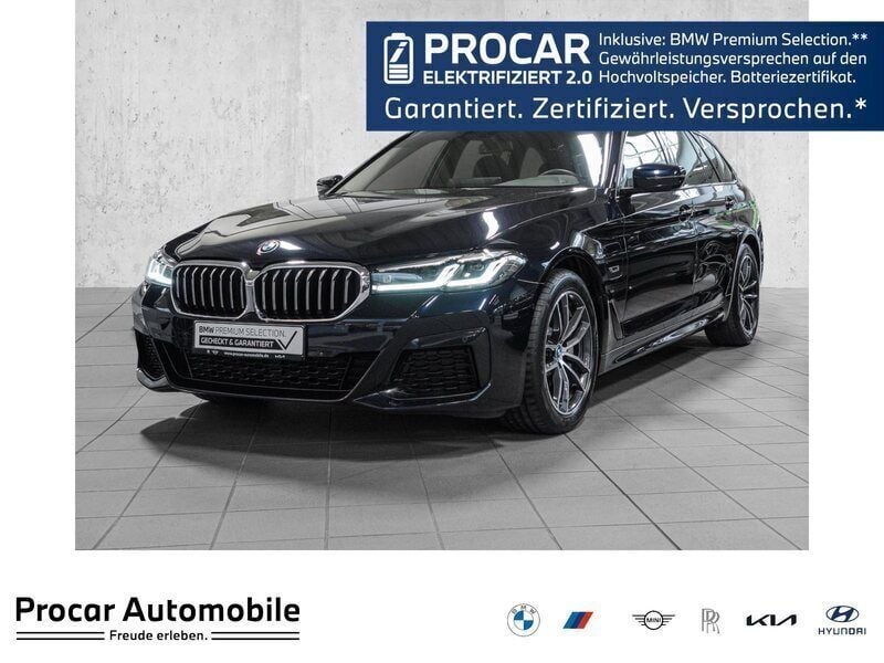 Schwarz Gebraucht 2022 BMW 530e M Sport Kombi | 32.670 € (Fairer Preis) - Bild 1/3