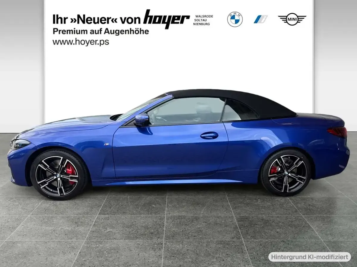Neu BMW 420 Cabriolet M Sport 184 PS (135 kW) 2025 Blau Cabrio