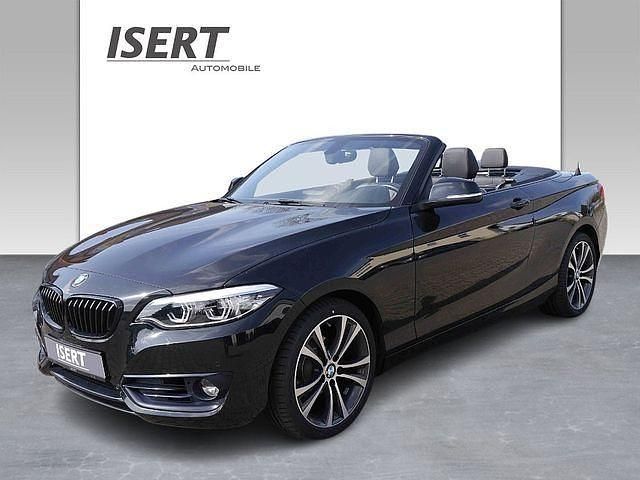 Schwarz Gebraucht 2019 BMW 218 Sport Line Cabrio | 25.450 € (Teuer) - Bild 1/1