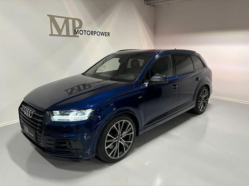 Blau Gebraucht 2018 Audi SQ7 Sport SUV | 46.500 € (Teuer) - Bild 1/4
