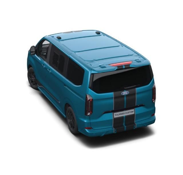 Digital aqua blue metallic digital aqua blue metallic Neu 2025 Ford Tourneo Custom Sport Van / Kleinbus | 57.428 € (Fairer Preis) - Bild 1/3