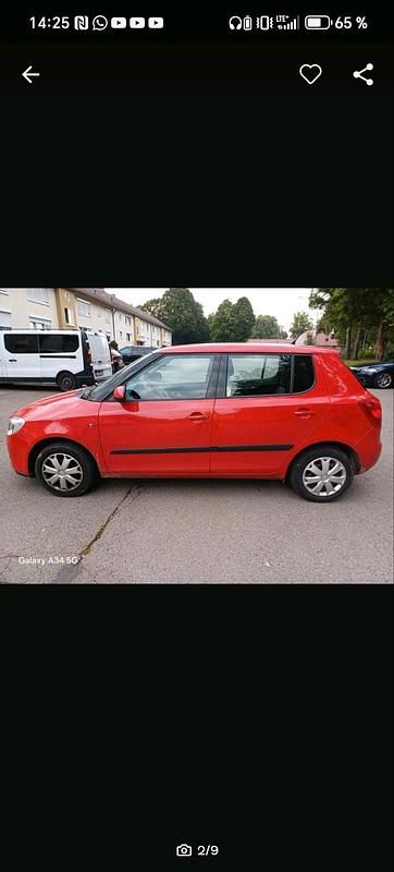 Rot Gebraucht 2008 Skoda Fabia Kleinwagen | 2.900 € (Etwas zu teuer) - Bild 1/4