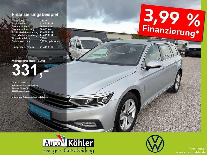 Scale silver (metallic) Gebraucht 2021 VW Passat Business Kombi | 21.440 € (Guter Preis) - Bild 1/3