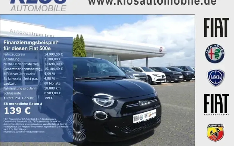 Gebraucht Fiat 500e Icon 69 kW (95 PS) 2023 Limousine