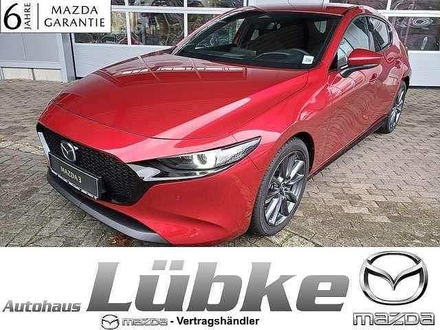 Soul red crystal m Gebraucht 2024 Mazda 3 Exclusive Limousine | 35.840 € (Teuer) - Bild 1/4
