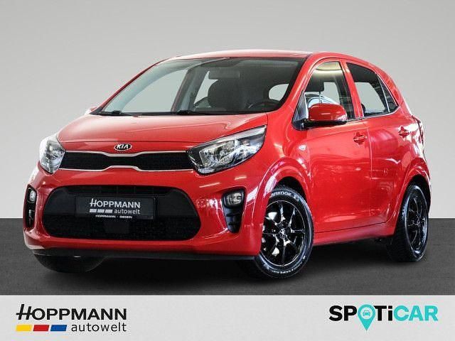 Rot Gebraucht 2021 Kia Picanto DREAM-TEAM Edition Kleinwagen | 11.990 € (Fairer Preis) - Bild 1/4