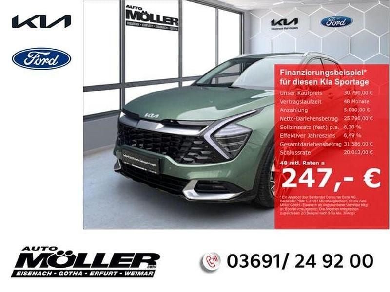 Experience grün metallic Gebraucht 2024 Kia Sportage Spirit SUV | 30.790 € (Superpreis) - Bild 1/3
