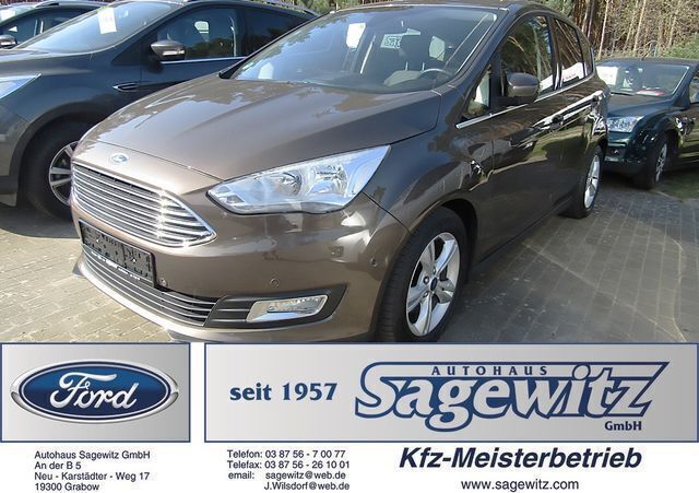 Braun Gebraucht 2015 Ford C-MAX Titanium Van / Kleinbus | 12.990 € (Etwas zu teuer) - Bild 1/2