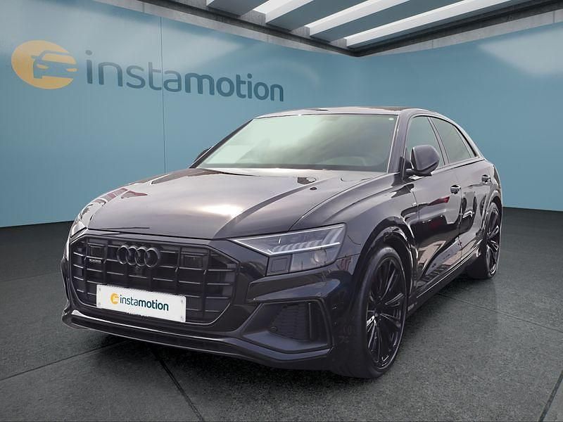 Schwarz Gebraucht 2022 Audi Q8 S-Line SUV | 63.549 € (Teuer) - Bild 1/4