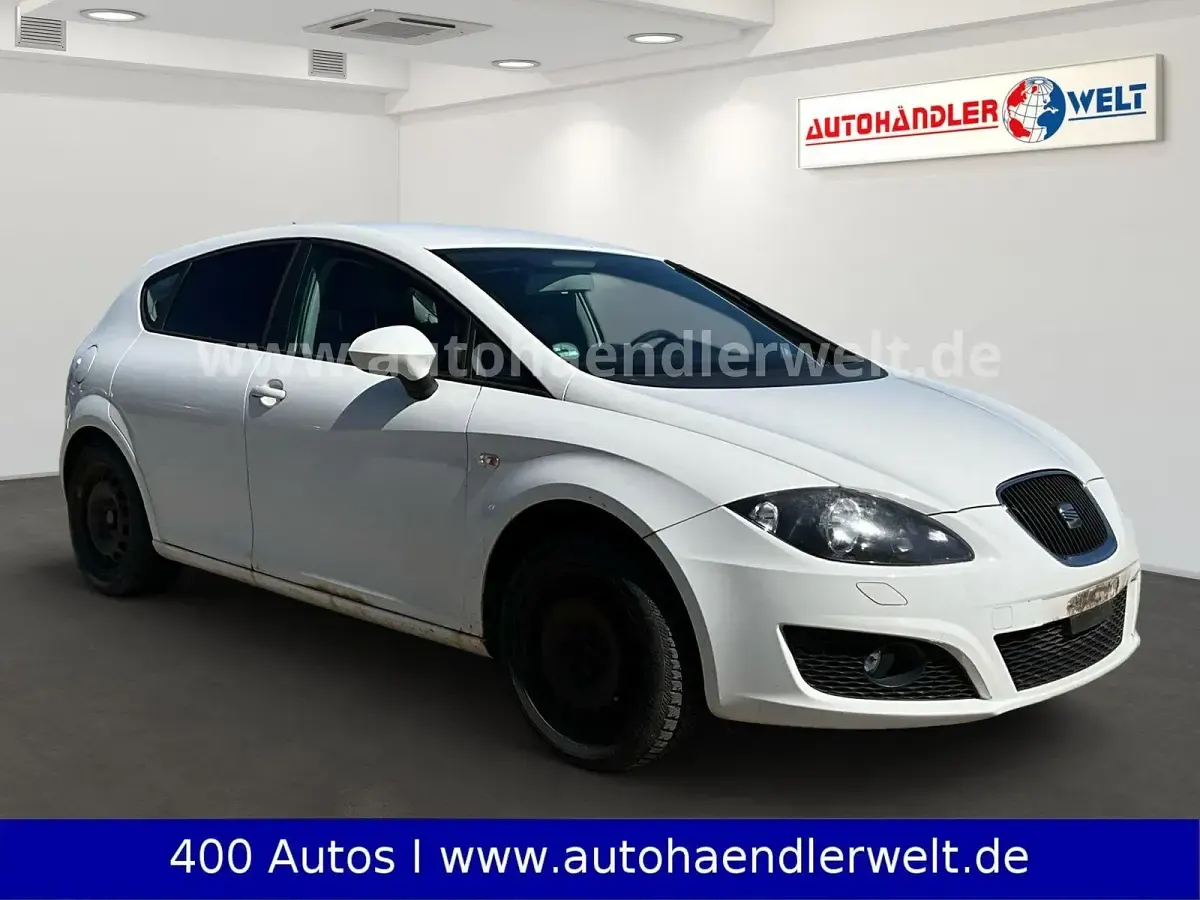 Gebraucht Seat Leon 86 PS (63 kW) 2009 Weiß Kleinwagen