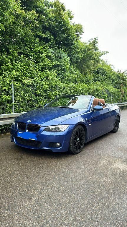 Blau Gebraucht 2008 BMW 328 Cabriolet Sport Line Cabrio | 9.999 € - Bild 1/4