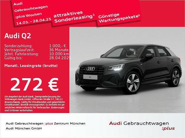 Gebraucht Audi Q2 S-Line 190 PS (139 kW) 2024 Mythosschwarz metallic SUV