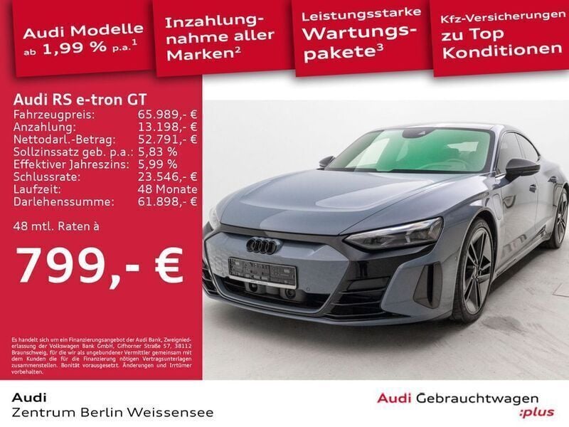 Andere farbe Gebraucht 2022 Audi RS e-tron GT Ambiente Limousine | 74.889 € (Etwas zu teuer) - Bild 1/4