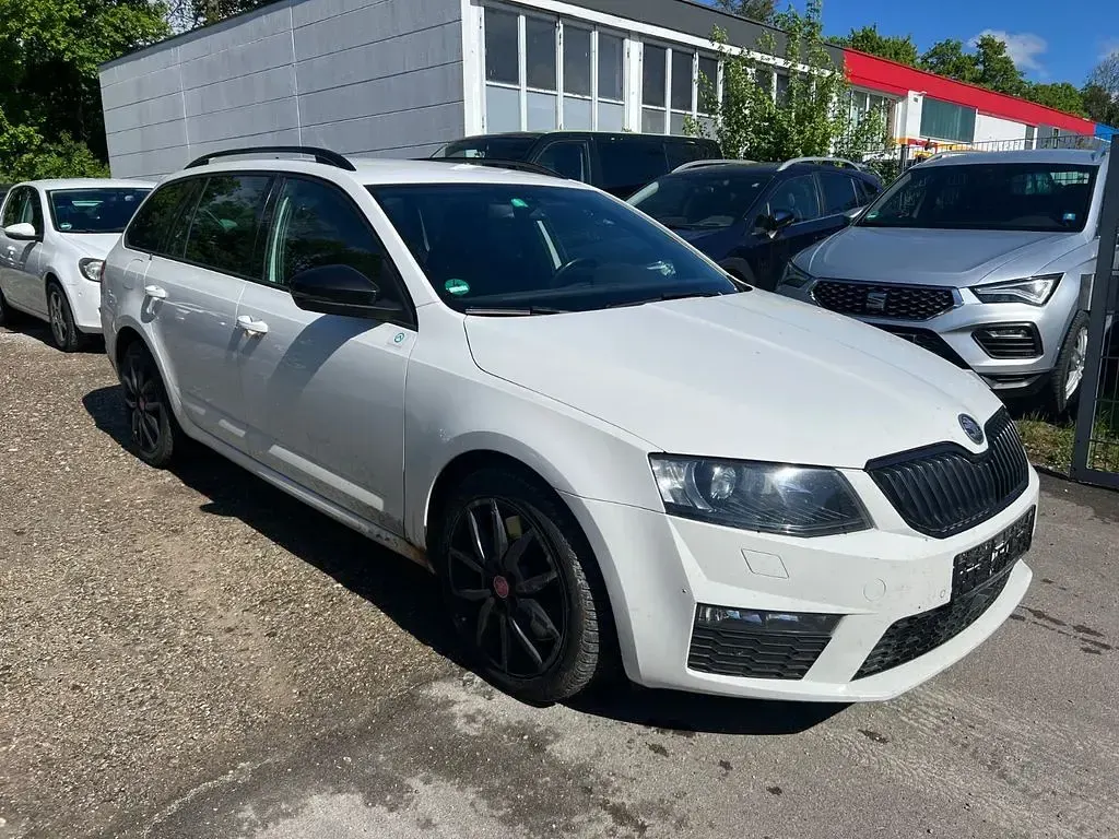 Gebraucht Skoda Octavia RS 184 PS (135 kW) 2014 Weiß Kombi