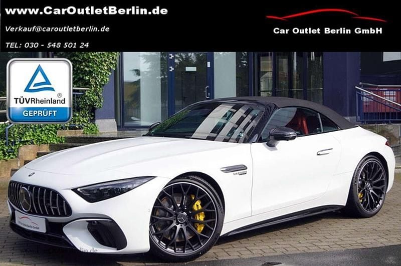 Opalithweiss magno Gebraucht 2024 Mercedes SL63 AMG AMG Cabrio | 149.950 € (Fairer Preis) - Bild 1/4