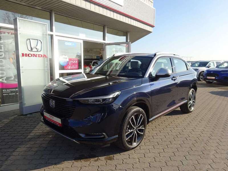 Midnight blue beam/ silver Gebraucht 2023 Honda HR-V Advance SUV | 31.990 € (Teuer) - Bild 1/4