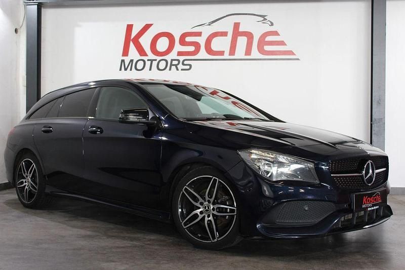 Blau Gebraucht 2018 Mercedes CLA200 Shooting Brake Sport Kombi | 15.780 € (Guter Preis) - Bild 1/4