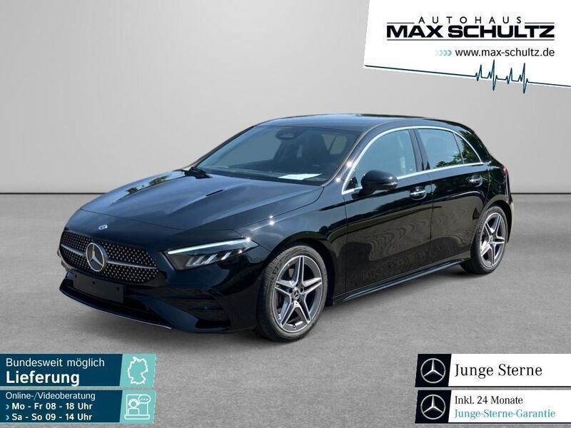 Schwarz Gebraucht 2024 Mercedes A200 AMG Limousine | 32.250 € (Fairer Preis) - Bild 1/4