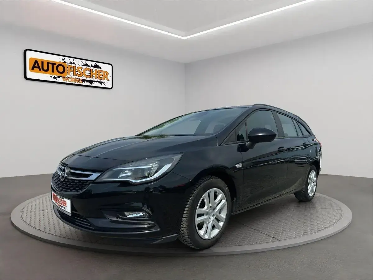 Gebraucht Opel Astra Edition 110 PS (80 kW) 2017 Schwarz Kombi